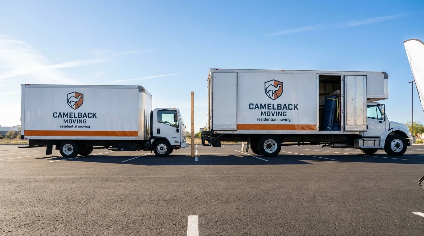 Moving truck size capacity guide in New Brighton